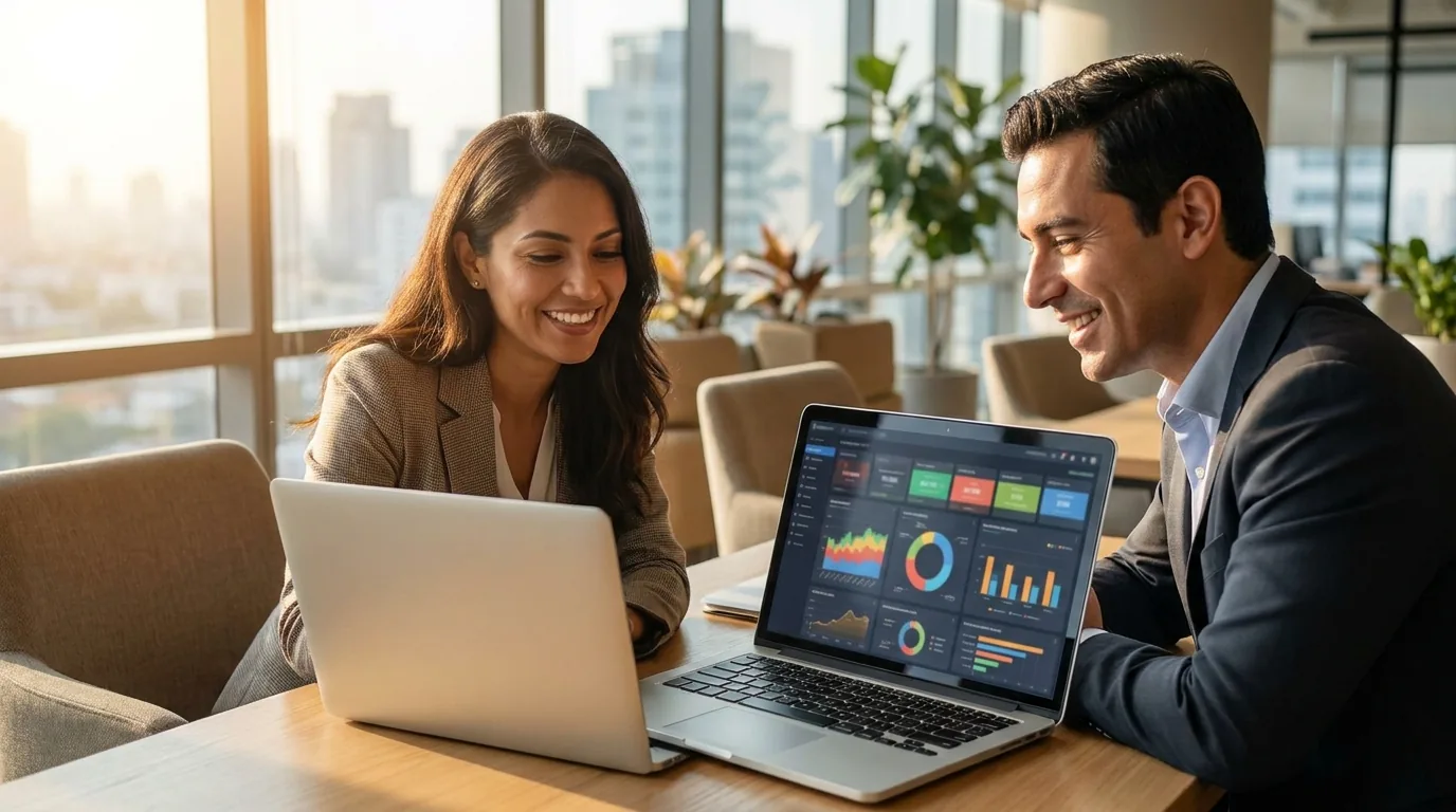 Spanish Facebook ads for personal injury lawyers shown through a bilingual attorney reviewing a Meta campaign on a laptop
