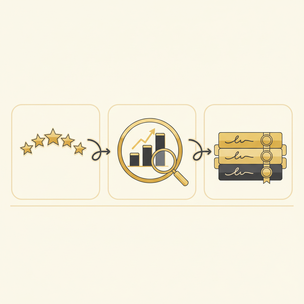 Lawyer reputation management illustrated through reviews feeding local rankings and signed case volume