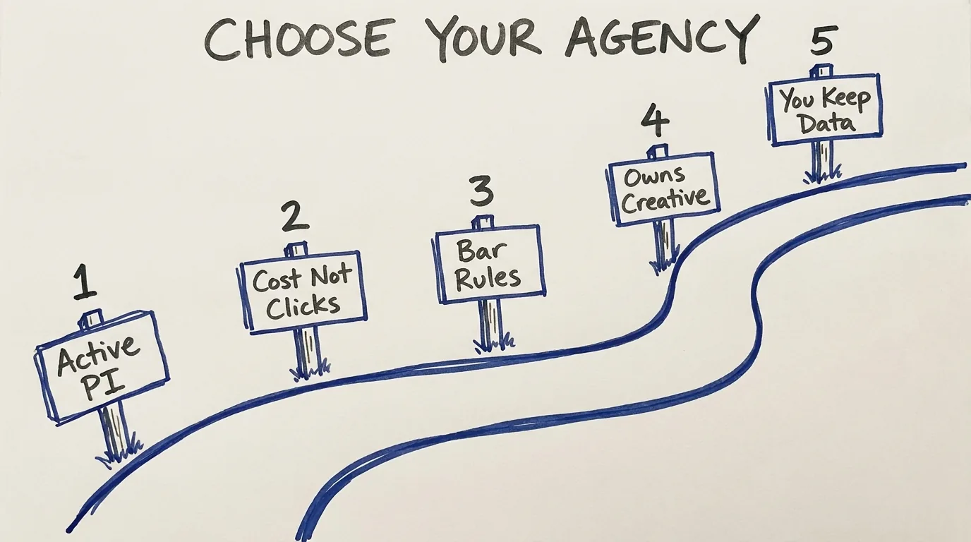 Personal injury marketing agency five-question decision framework for choosing the right partner