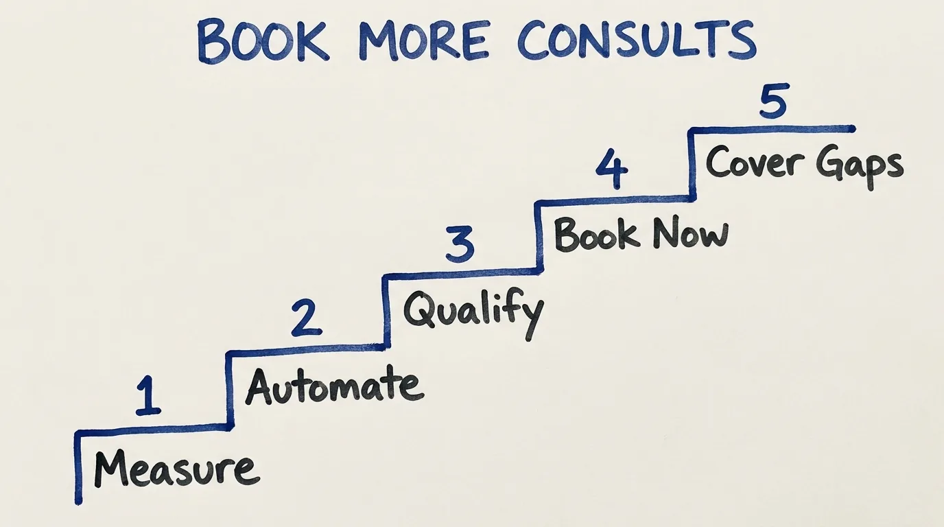 Speed to lead five step system for booking more personal injury consultations