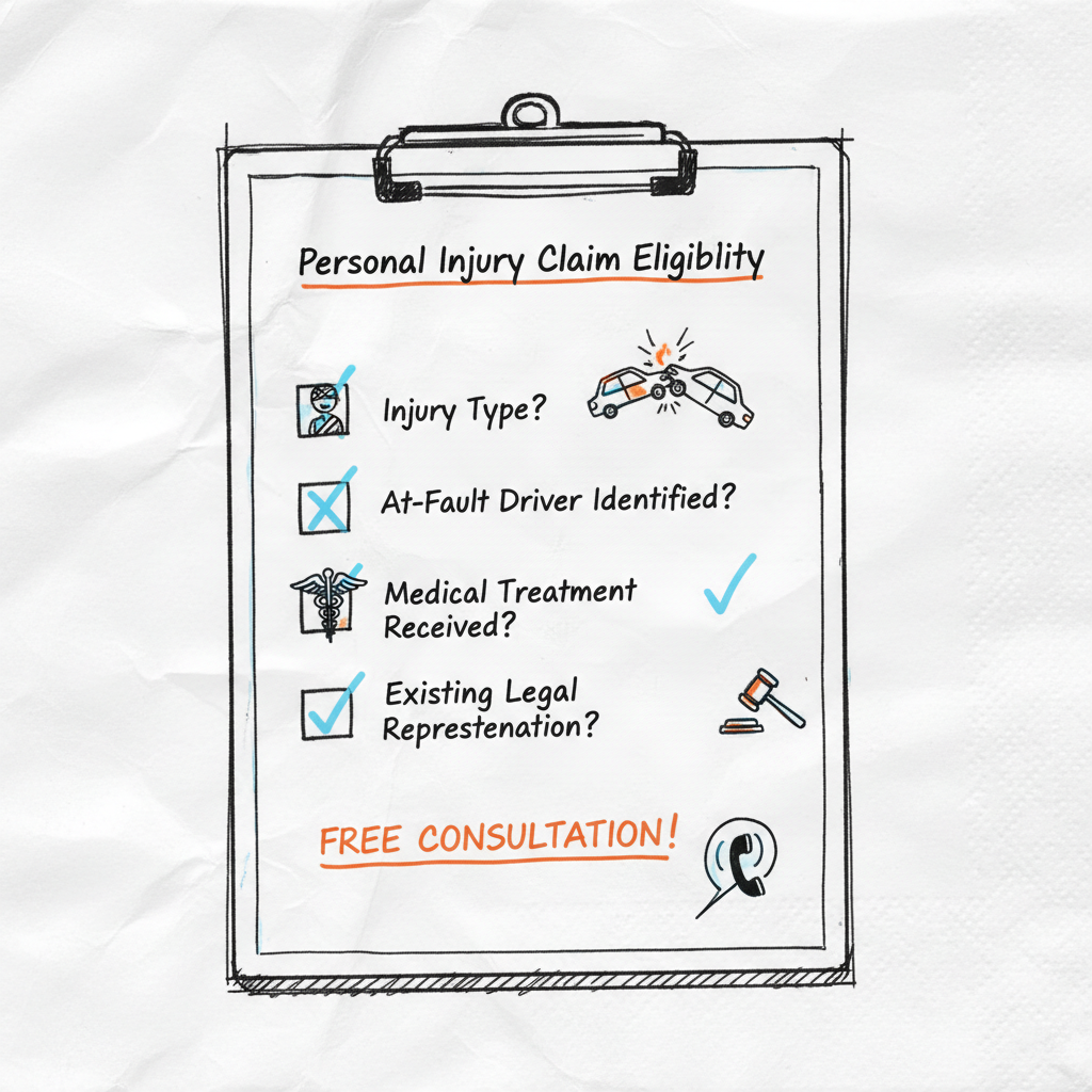4 qualifying questions checklist for personal injury law firm Facebook lead forms